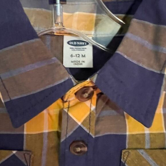 OLD NAVY BOYS “DRESS SHIRTS” SIZE 6-12 MONTHS NWT - Picture 3 of 8